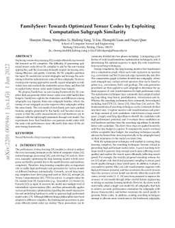 FamilySeer: Towards Optimized Tensor Codes by Exploiting Computation
  Subgraph Similarity