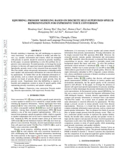 IQDUBBING: Prosody modeling based on discrete self-supervised speech
  representation for expressive voice conversion