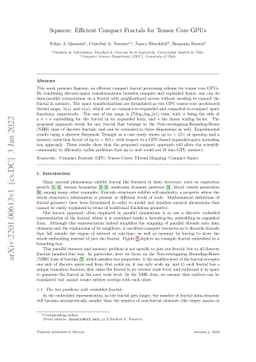 Squeeze: Efficient Compact Fractals for Tensor Core GPUs