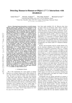 Detecting Human-to-Human-or-Object (H2O) Interactions with DIABOLO