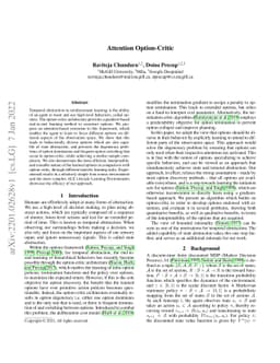 Attention Option-Critic