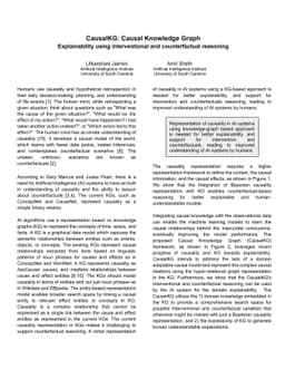 CausalKG: Causal Knowledge Graph Explainability using interventional and
  counterfactual reasoning