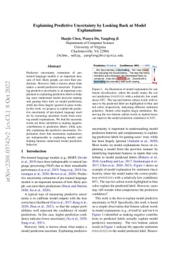 Explaining Predictive Uncertainty by Looking Back at Model Explanations