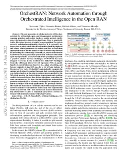 OrchestRAN: Network Automation through Orchestrated Intelligence in the
  Open RAN