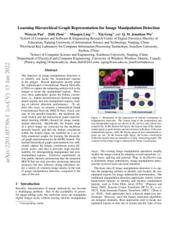 Learning Hierarchical Graph Representation for Image Manipulation
  Detection