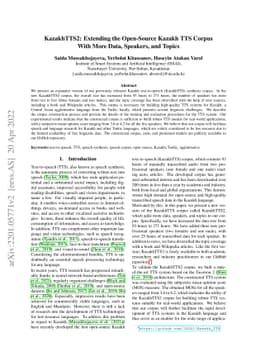KazakhTTS2: Extending the Open-Source Kazakh TTS Corpus With More Data,
  Speakers, and Topics