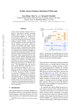In Situ Answer Sentence Selection at Web-scale