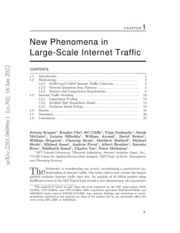 New Phenomena in Large-Scale Internet Traffic