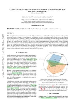 Landscape of Neural Architecture Search across sensors: how much do they
  differ ?