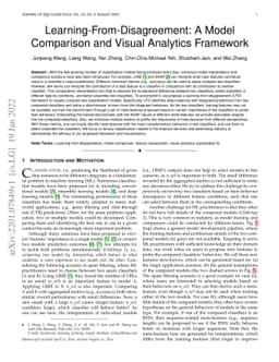 Learning-From-Disagreement: A Model Comparison and Visual Analytics
  Framework