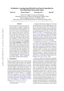TextHacker: Learning based Hybrid Local Search Algorithm for Text
  Hard-label Adversarial Attack