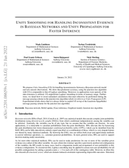 Unity Smoothing for Handling Inconsistent Evidence in Bayesian Networks
  and Unity Propagation for Faster Inference