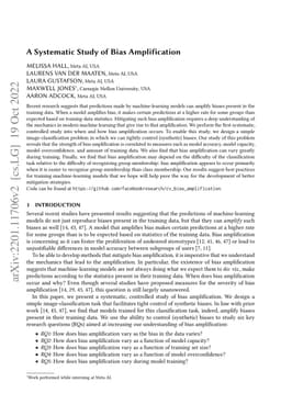 A Systematic Study of Bias Amplification