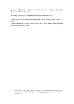 Computer-aided Recognition and Assessment of a Porous Bioelastomer on
  Ultrasound Images for Regenerative Medicine Applications