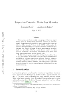 Stagnation Detection Meets Fast Mutation