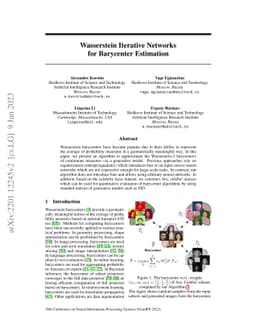 Wasserstein Iterative Networks for Barycenter Estimation