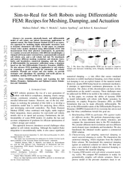Sim-to-Real for Soft Robots using Differentiable FEM: Recipes for
  Meshing, Damping, and Actuation