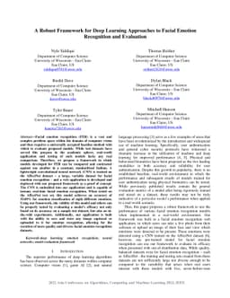 A Robust Framework for Deep Learning Approaches to Facial Emotion
  Recognition and Evaluation