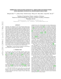 Improving End-to-End Contextual Speech Recognition with Fine-Grained
  Contextual Knowledge Selection