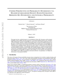 Unified Perspective on Probability Divergence via Maximum Likelihood
  Density Ratio Estimation: Bridging KL-Divergence and Integral Probability
  Metrics