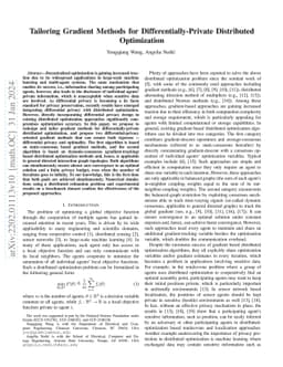 Tailoring Gradient Methods for Differentially-Private Distributed
  Optimization