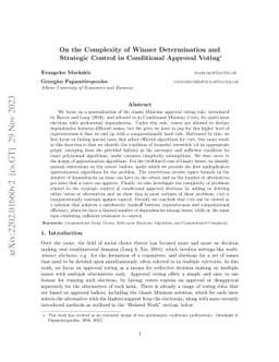 On the Complexity of Winner Determination and Strategic Control in Conditional Approval Voting