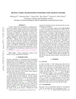 Retinal Vessel Segmentation with Pixel-wise Adaptive Filters