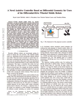 A Novel Assistive Controller Based on Differential Geometry for Users of
  the Differential-Drive Wheeled Mobile Robots
