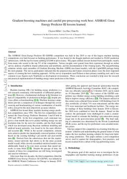 Gradient boosting machines and careful pre-processing work best: ASHRAE
  Great Energy Predictor III lessons learned