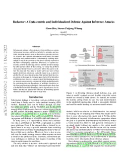 Redactor: A Data-centric and Individualized Defense Against Inference
  Attacks