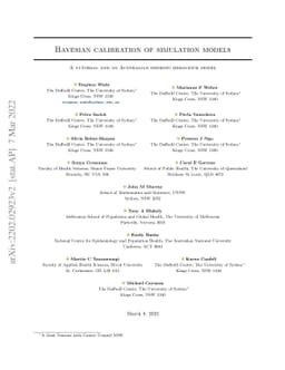 Bayesian calibration of simulation models: A tutorial and an Australian
  smoking behaviour model