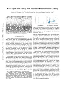 Multi-Agent Path Finding with Prioritized Communication Learning