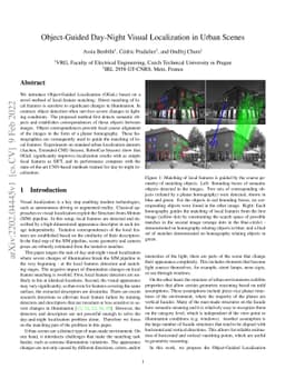 Object-Guided Day-Night Visual Localization in Urban Scenes