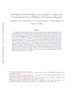 Near-Optimal Statistical Query Lower Bounds for Agnostically Learning
  Intersections of Halfspaces with Gaussian Marginals