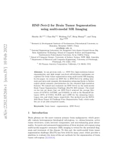 HNF-Netv2 for Brain Tumor Segmentation using multi-modal MR Imaging
