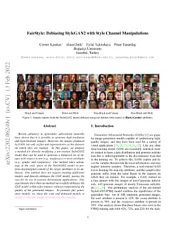 FairStyle: Debiasing StyleGAN2 with Style Channel Manipulations