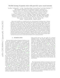 Flexible learning of quantum states with generative query neural
  networks
