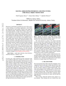 Slicing Aided Hyper Inference and Fine-tuning for Small Object Detection