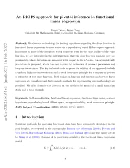 An RKHS approach for pivotal inference in functional linear regression