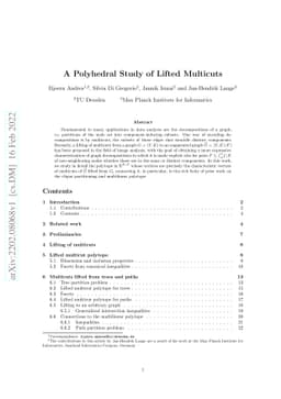 A Polyhedral Study of Lifted Multicuts