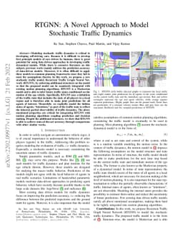 RTGNN: A Novel Approach to Model Stochastic Traffic Dynamics
