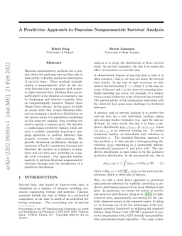 A Predictive Approach to Bayesian Nonparametric Survival Analysis
