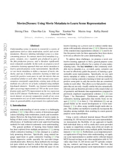 Movies2Scenes: Using Movie Metadata to Learn Scene Representation
