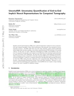 UncertaINR: Uncertainty Quantification of End-to-End Implicit Neural
  Representations for Computed Tomography
