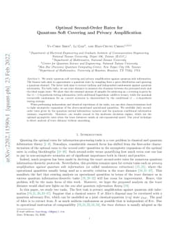 Optimal Second-Order Rates for Quantum Soft Covering and Privacy
  Amplification