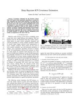 Deep Bayesian ICP Covariance Estimation