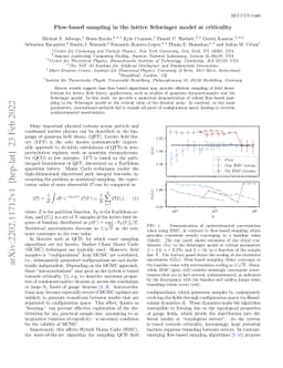 Flow-based sampling in the lattice Schwinger model at criticality