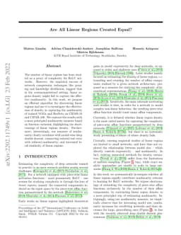 Are All Linear Regions Created Equal?