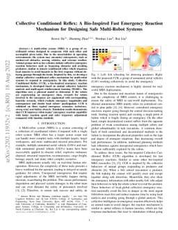 Collective Conditioned Reflex: A Bio-Inspired Fast Emergency Reaction
  Mechanism for Designing Safe Multi-Robot Systems