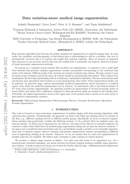Data variation-aware medical image segmentation